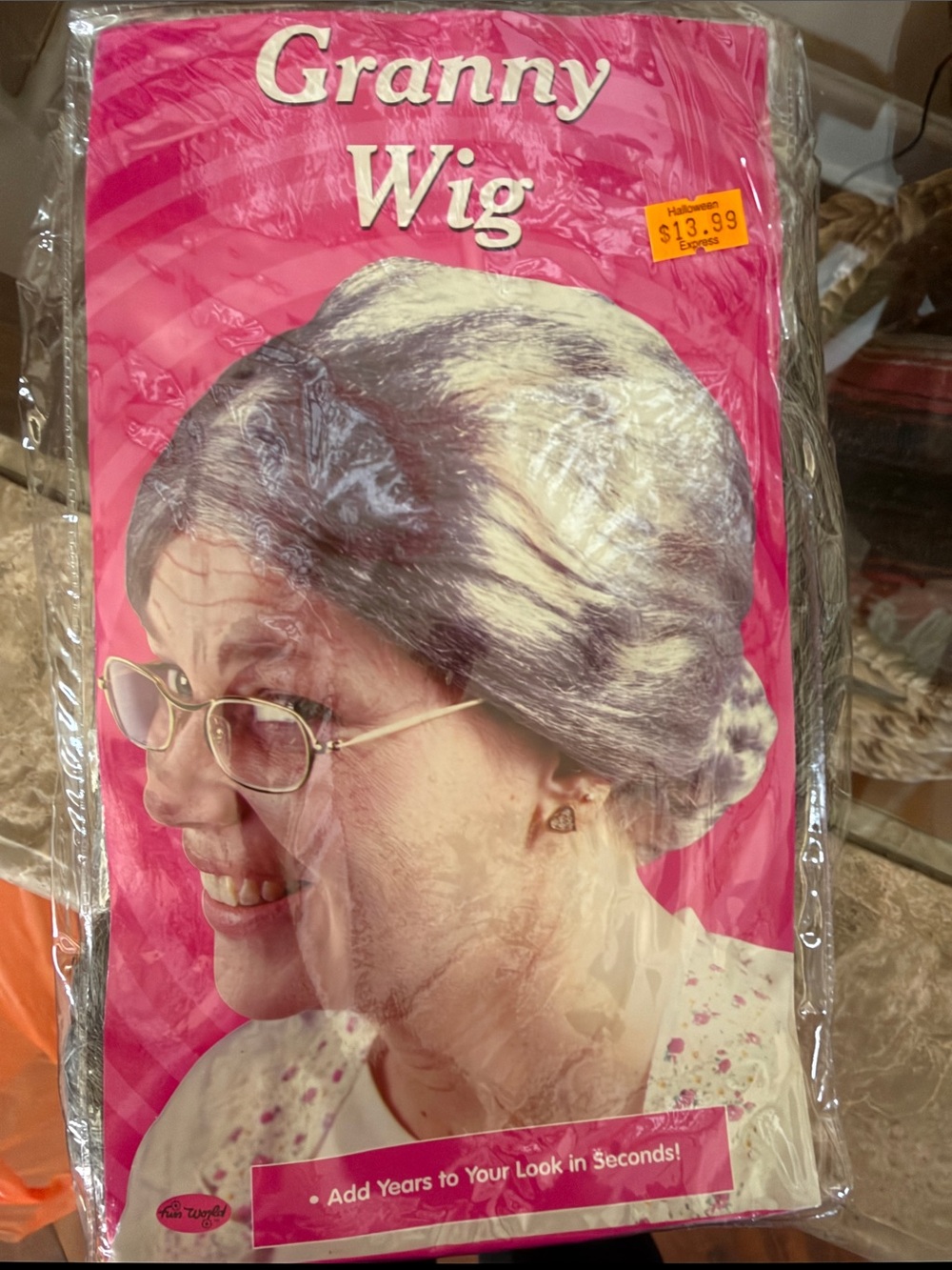 Granny Wig – Classic Gray Women’s Costume Wig